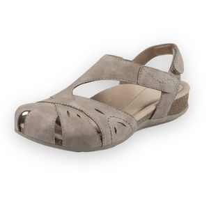 Earth Origins Women’s Birdine Leather Slip Resistant Sandals size 9.5 Coco Color